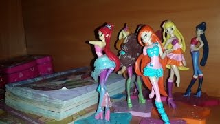 МОЯ КОЛЛЕКЦИЯ ВИНКС часть 1 (Куклы, Пазл, Домик Винкс)