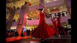 Ученицы студии фламенко LLAMADA в Гранд-Каньоне С-Пб