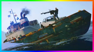 GTA ONLINE FREE MODE - GETTING STRIPPER'S NUMBERS, TUG BOAT OLYMPICS & $6,000,000 OFFICE PARTY!