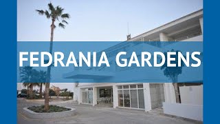FEDRANIA GARDENS 2* Кипр Айя Напа обзор – отель ФЕДРАНИА ГАРДЕНС 2* Айя Напа видео обзор