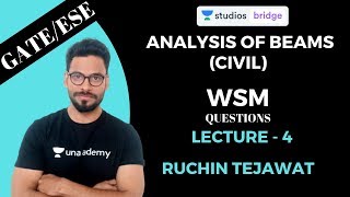 L4: Analysis of Beams - WSM Questions | Reinforced Concrete Cement | GATE/ESE | Ruchin Tejawat