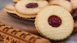 РОЖДЕСТВЕНСКОЕ ПЕЧЕНЬЕ С ДЖЕМОМ?ЛИНЦЕРСКОЕ печенье РЕЦЕПТ?Lincer cookie recipe