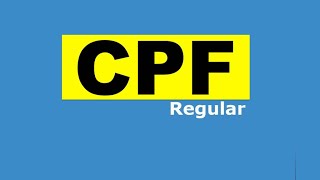Situação do CPF regular o que significa - DicasFree.com