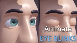 Blender Animation Tutorial : Character Eye Blinks