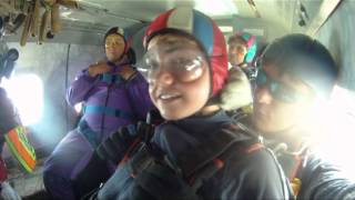 Максим Стафидов (13 лет) - первый прыжок с парашютом (Киржач) - The first parachute jump