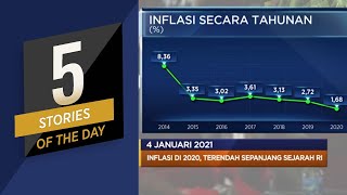 Inflasi RI 2020 Terendah Sepanjang Sejarah Hingga Ekonomi Singapura Anjlok