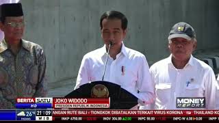 Jokowi Resmikan Underpass NYIA Sebagai Terpanjang di Indonesia